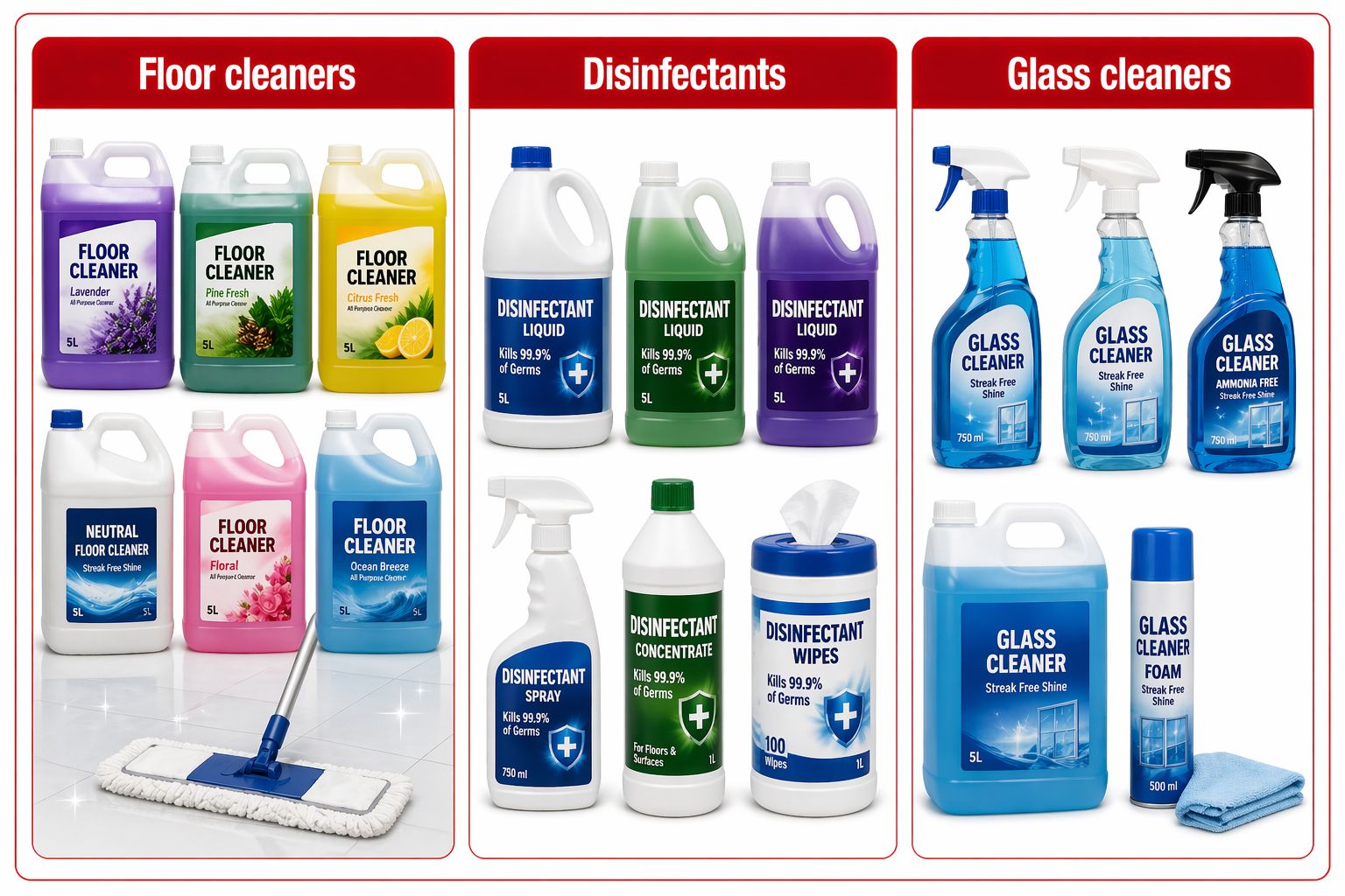 Hospitality & Cleaning Supplies (8)