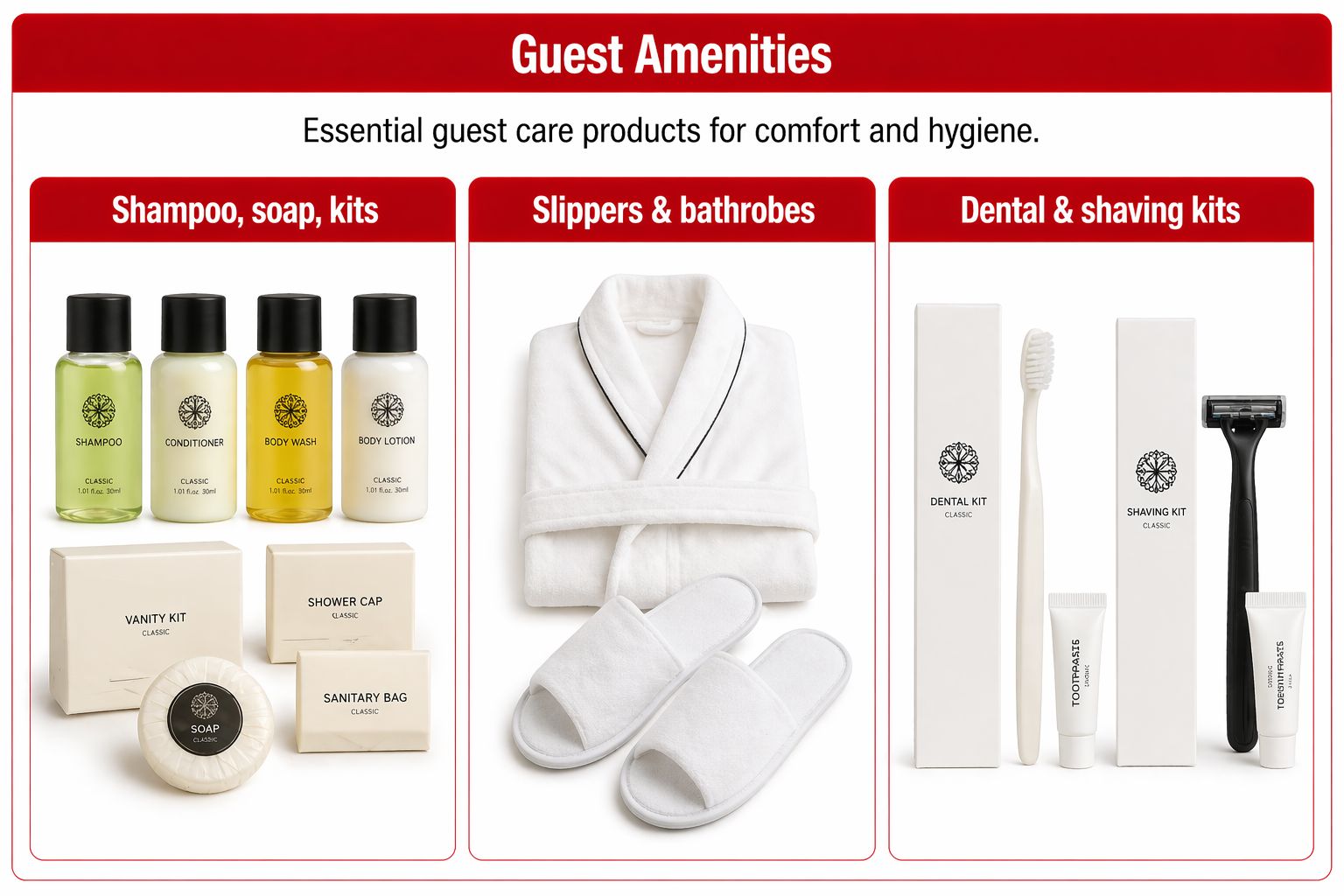 Hospitality & Cleaning Supplies