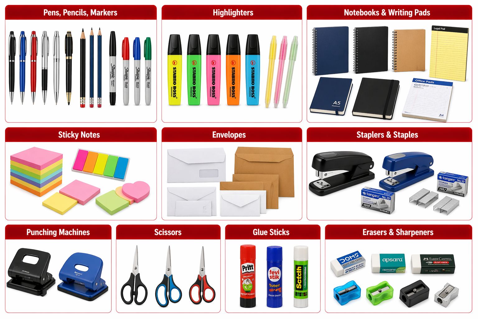 Stationery in Abu Dhabi abrasive roll